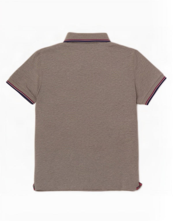 Polo Uomo Trussardi Riga Grande in Cotone Grigio