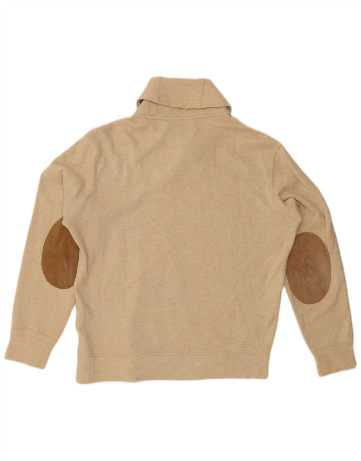 POLO RALPH LAUREN Maglione da uomo con collo a scialle beige medio screziato