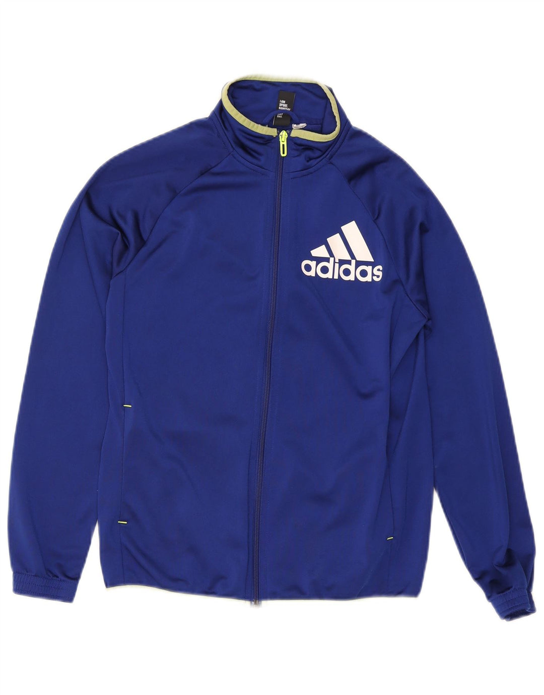 Giacca da ginnastica grafica da ragazzo Adidas 13-14 anni Blu