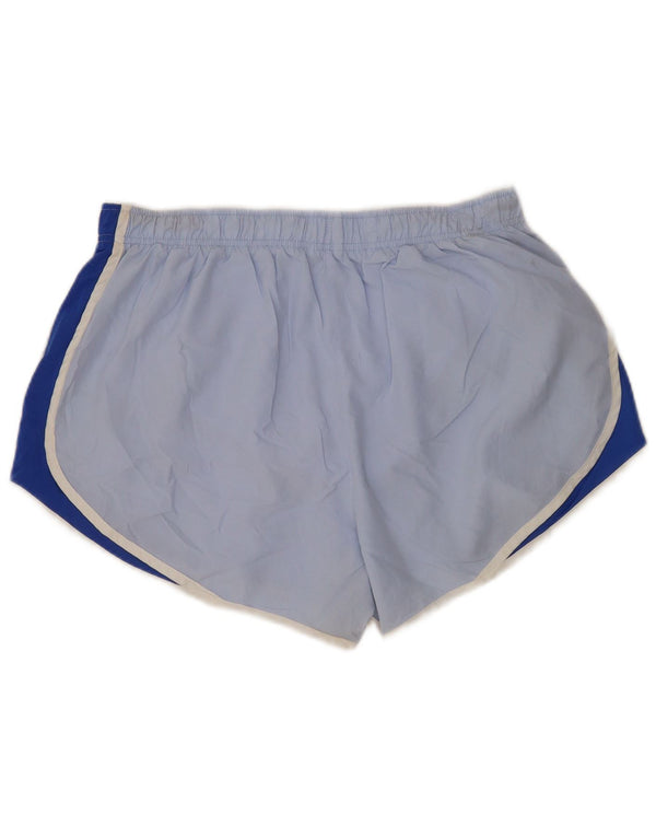 Pantaloncini sportivi Nike Dri Fit da donna UK 18 XL Blu Colourblock Poliestere