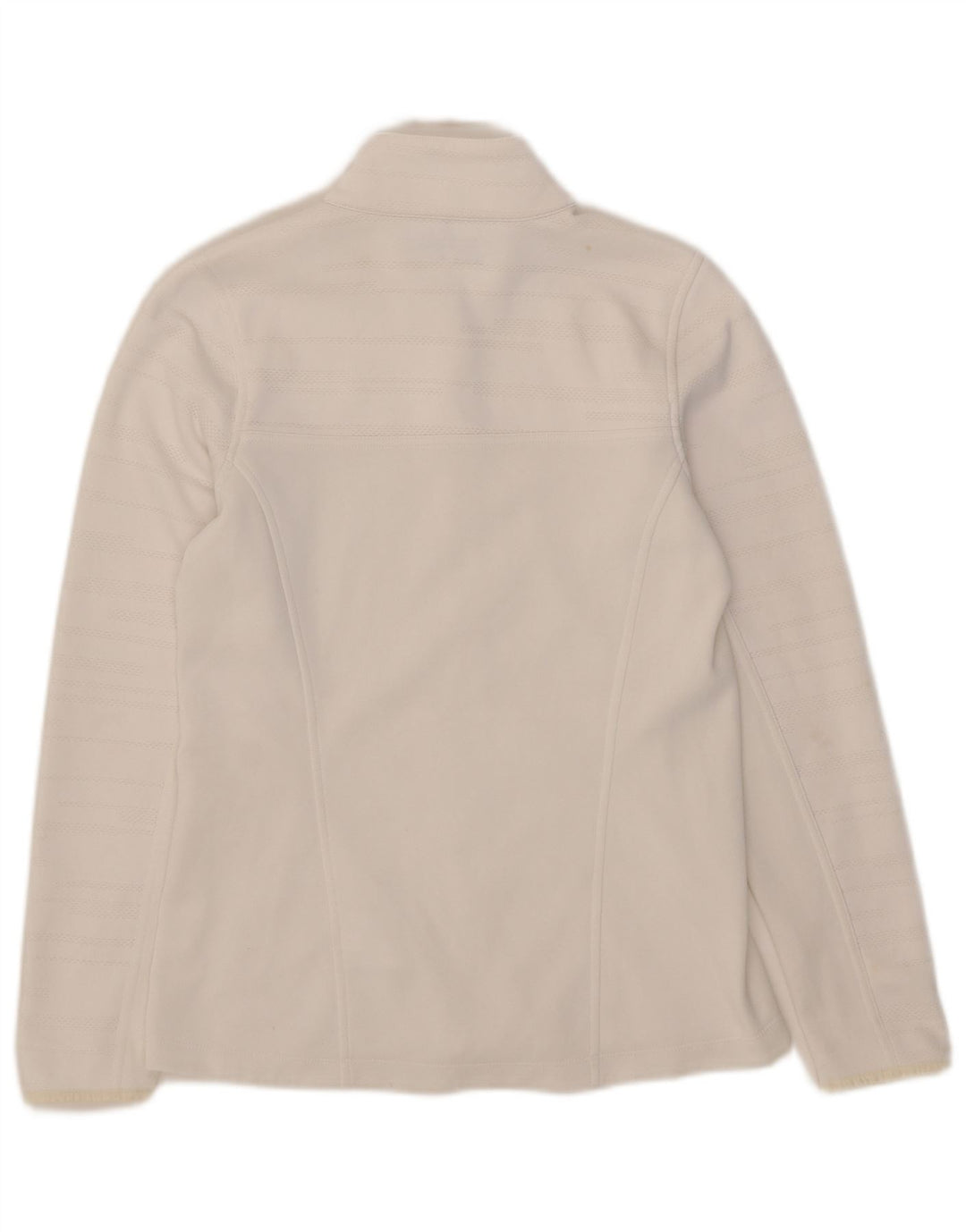 Giacca superiore della tuta Nike Therma-Fit da donna UK 12 poliestere bianco medio