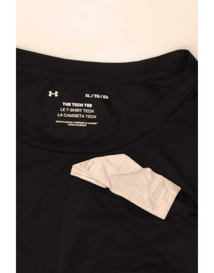 Maglietta da uomo Under Armour Top XL poliestere nero