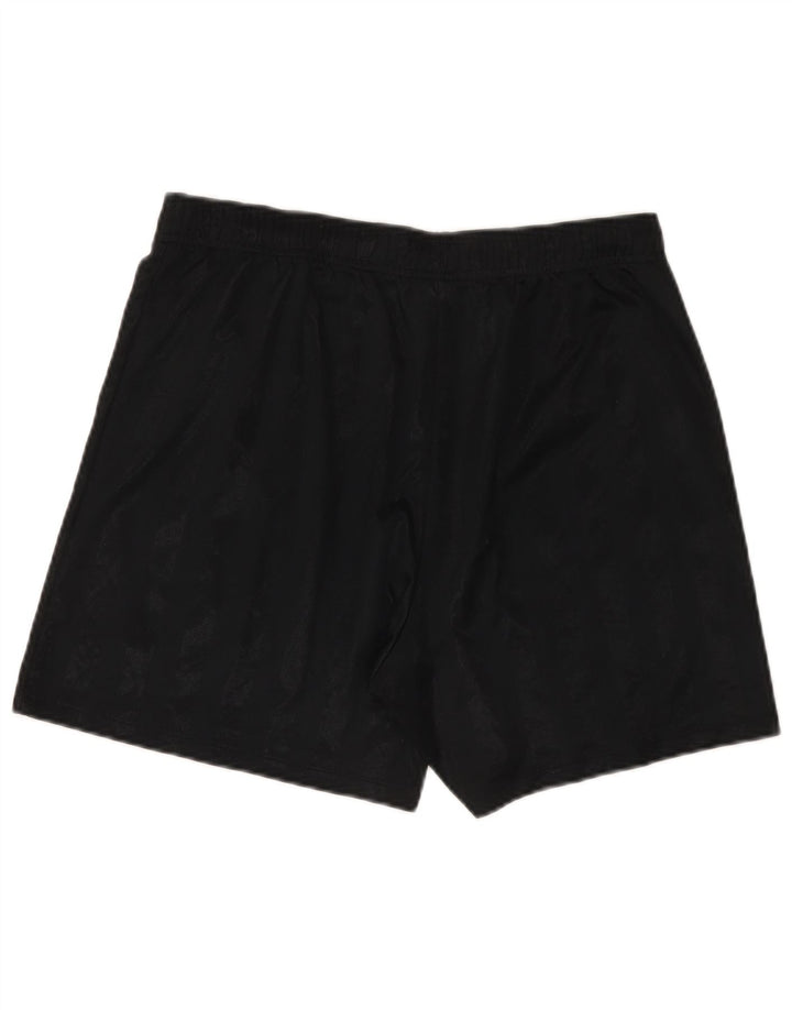 Pantaloncini sportivi Nike Dri Fit da uomo in poliestere a righe nere medie