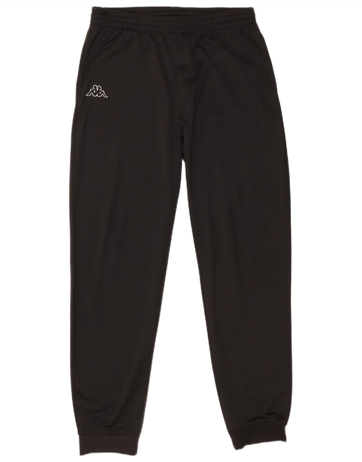 Pantaloni da tuta da uomo Kappa Joggers grandi neri in poliestere