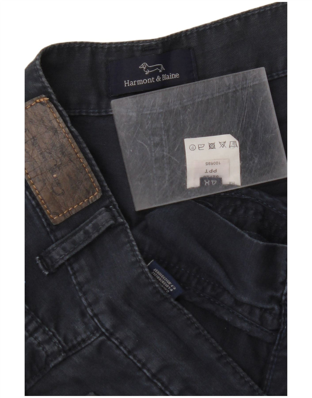 Pantaloni casual da uomo HARMONT & BLAINE IT 48 Medio W32 L30 Blu navy