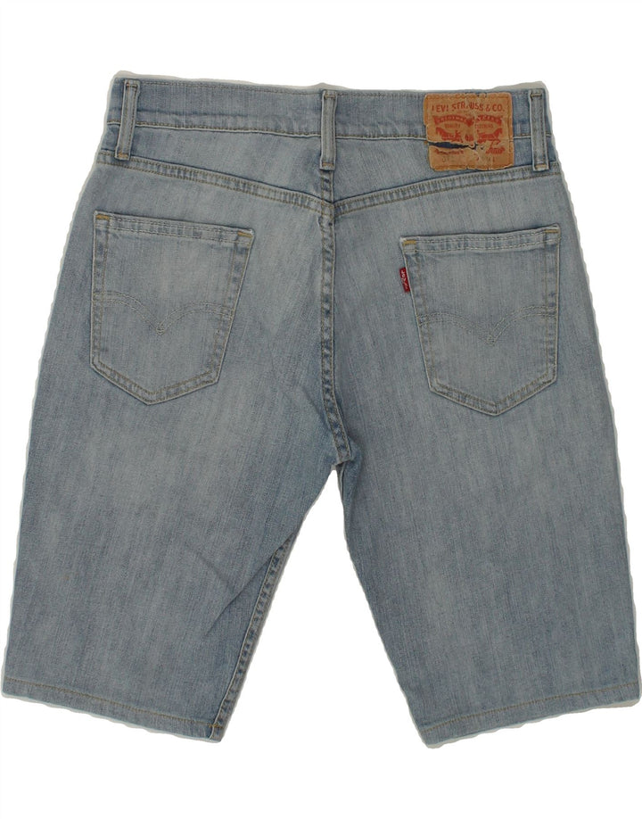 LEVI'S Mens Slim Denim Shorts W30 Medium Blue Cotton Vintage Levi's and Second-Hand Levi's from Messina Hembry 