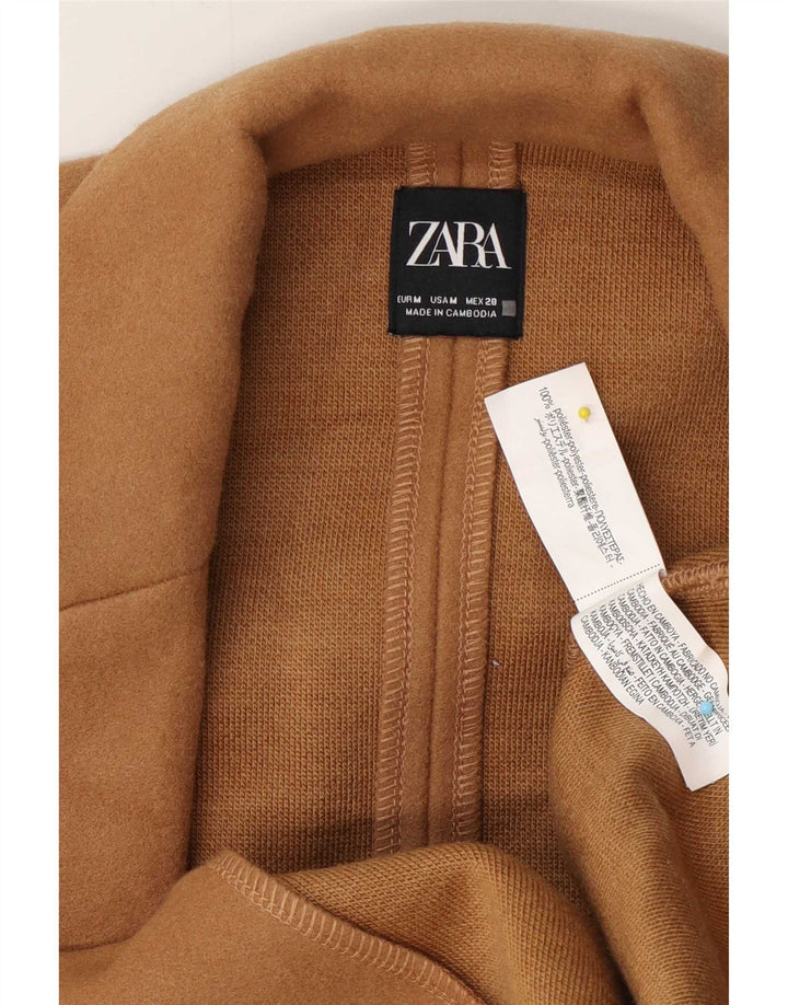 Cappotto aperto da donna Zara UK 14 Beige medio Poliestere