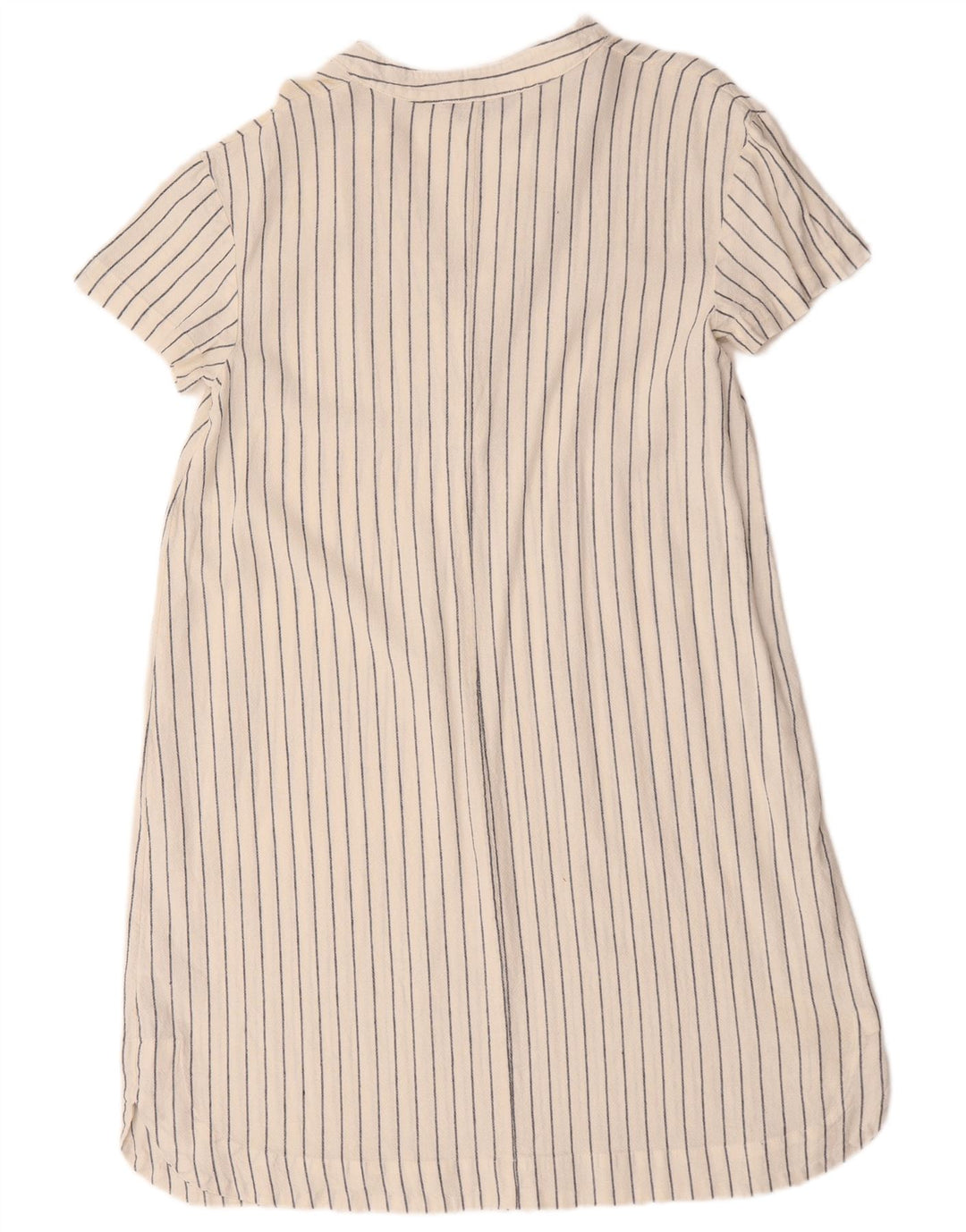 Abito a trapezio oversize da donna Marks & Spencer UK 10 piccolo a righe bianche
