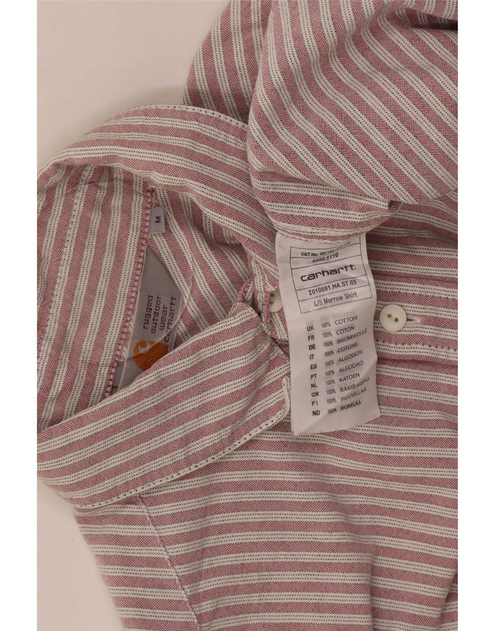 Camicia da uomo Carhartt in cotone gessato rosso medio