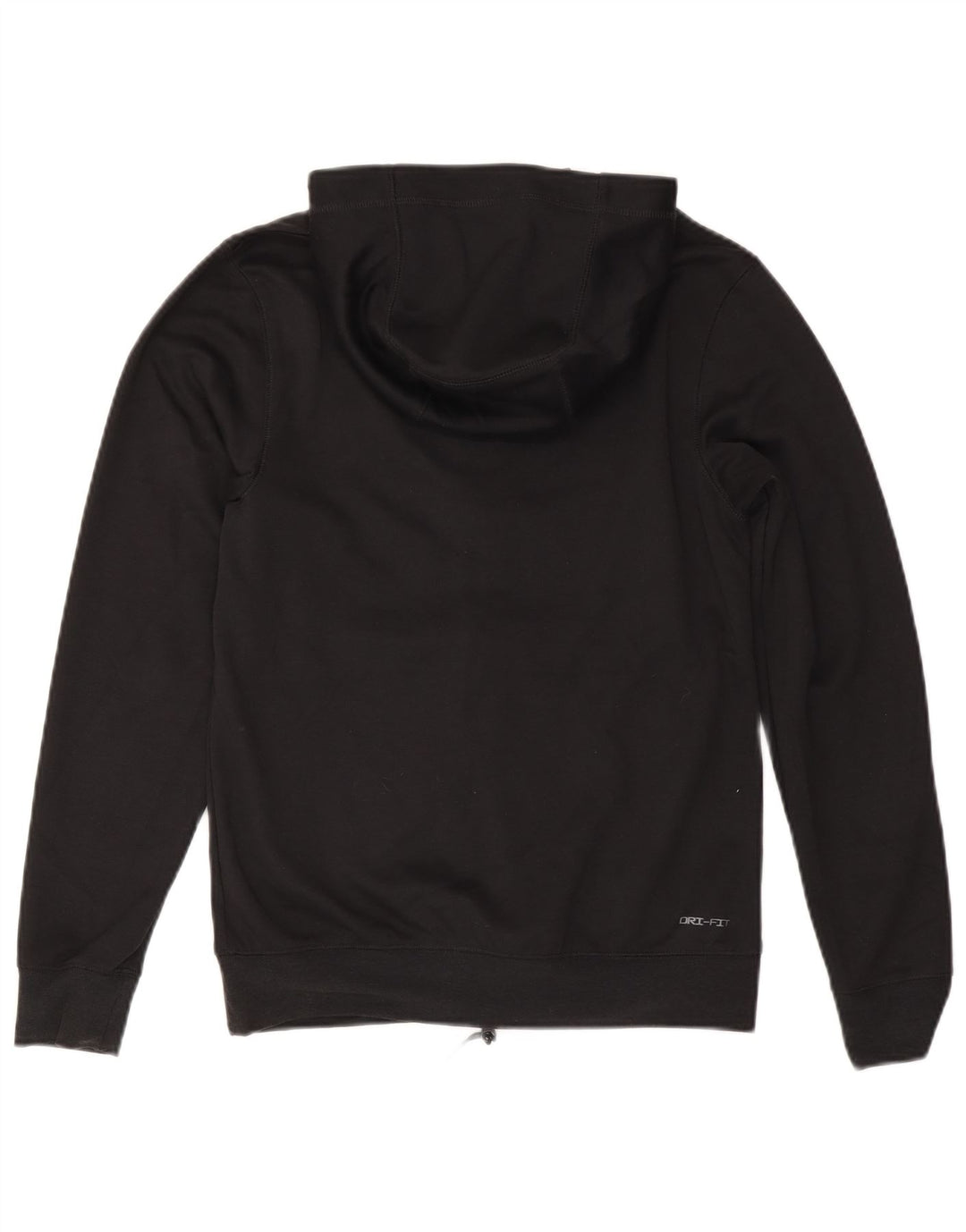 JORDAN Felpa con cappuccio e zip Dri Fit da uomo XS Poliestere nero