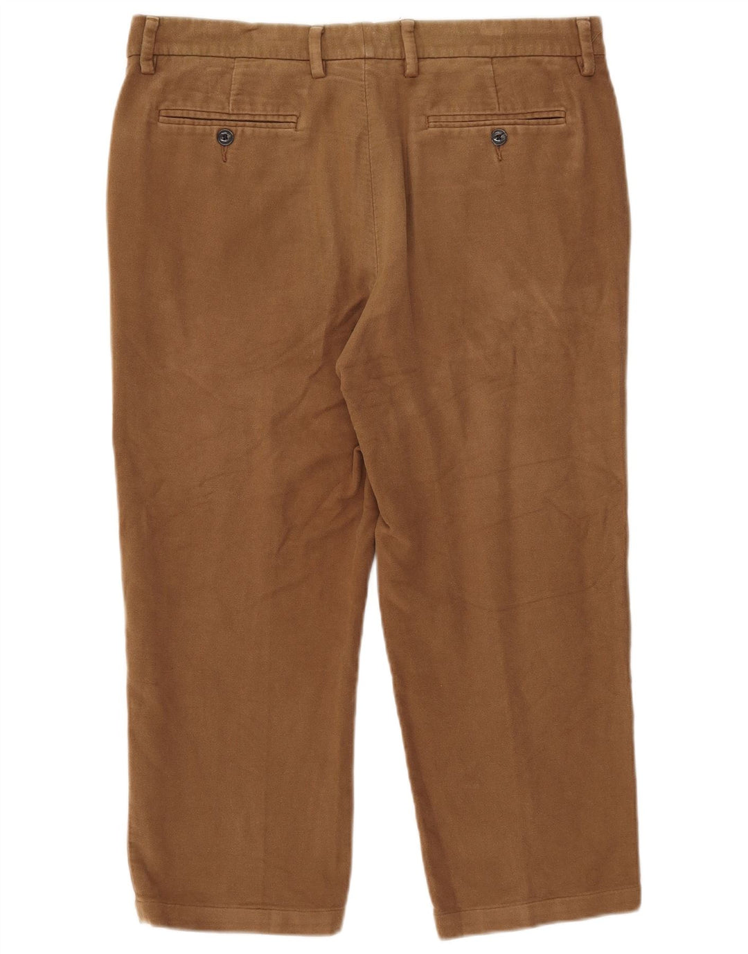 Pantaloni Capri regolari da uomo Marks & Spencer W36 L23 in cotone beige