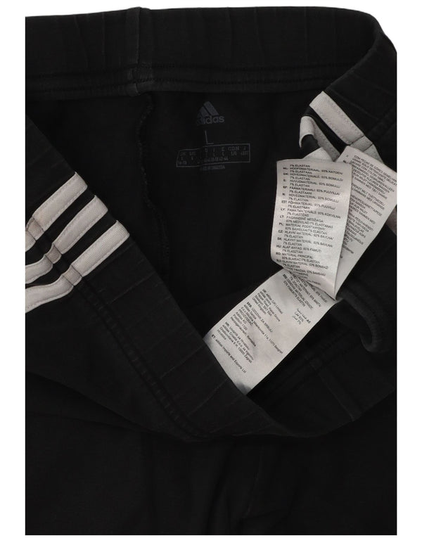 Pantaloncini sportivi Adidas da donna UK 16/18 grandi cotone nero