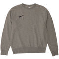 Felpa Nike Uomo Maglione Cotone Grigio Medio