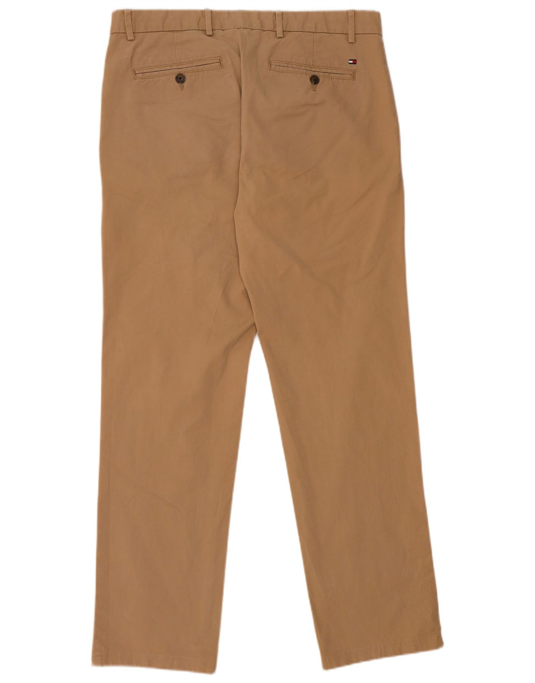 Pantaloni chino dritti da uomo Tommy Hilfiger W34 L34 Beige