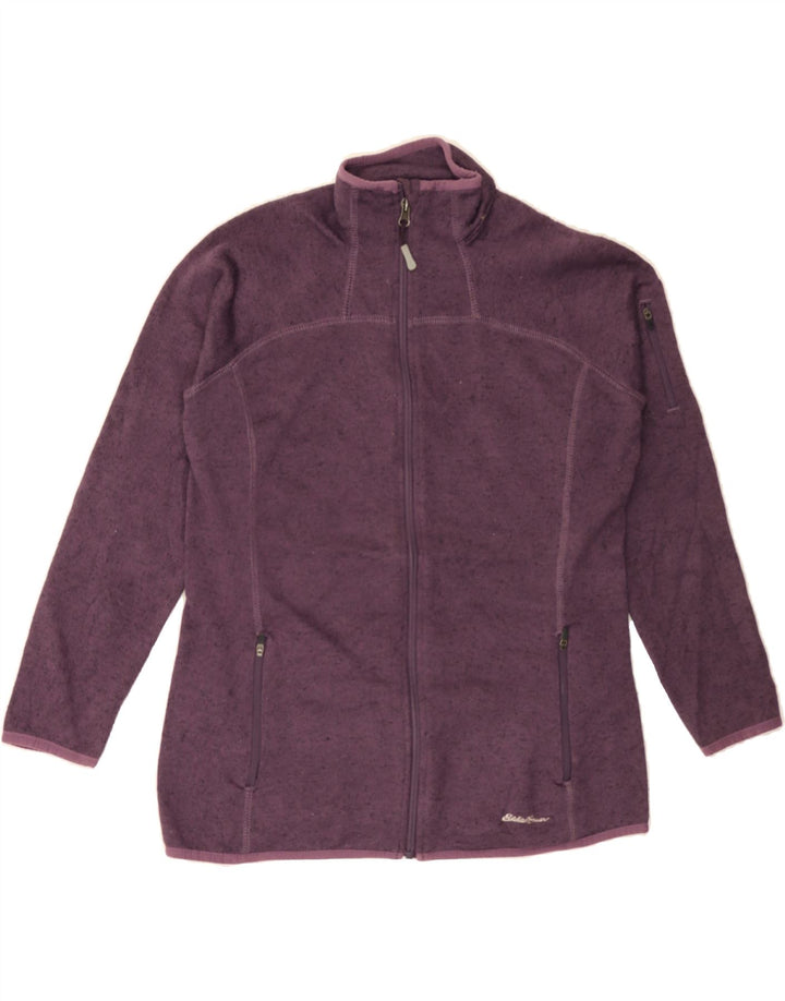 EDDIE BAUER Womens Tracksuit Top Jacket UK 14 Medium Purple Polyester Vintage Eddie Bauer and Second-Hand Eddie Bauer from Messina Hembry 