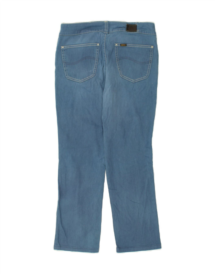 LEE Womens Slim Casual Trousers W31 L26 Blue Cotton Vintage Lee and Second-Hand Lee from Messina Hembry 
