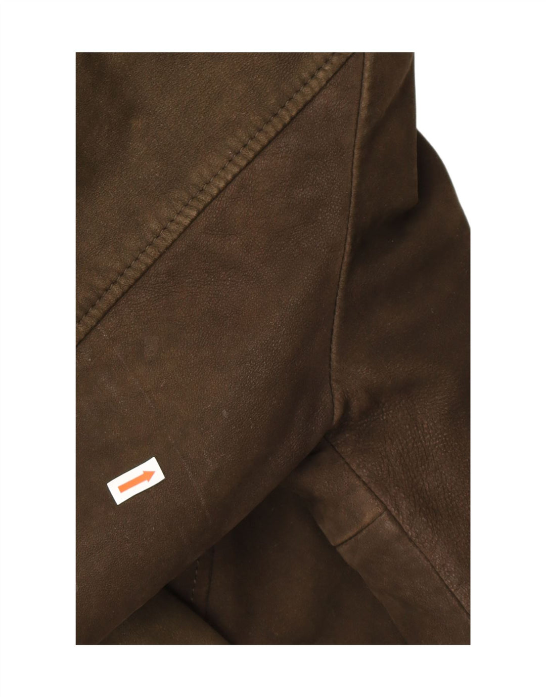 Giacca in pelle scamosciata da uomo Scotch & Soda UK 40 grande in pelle kaki