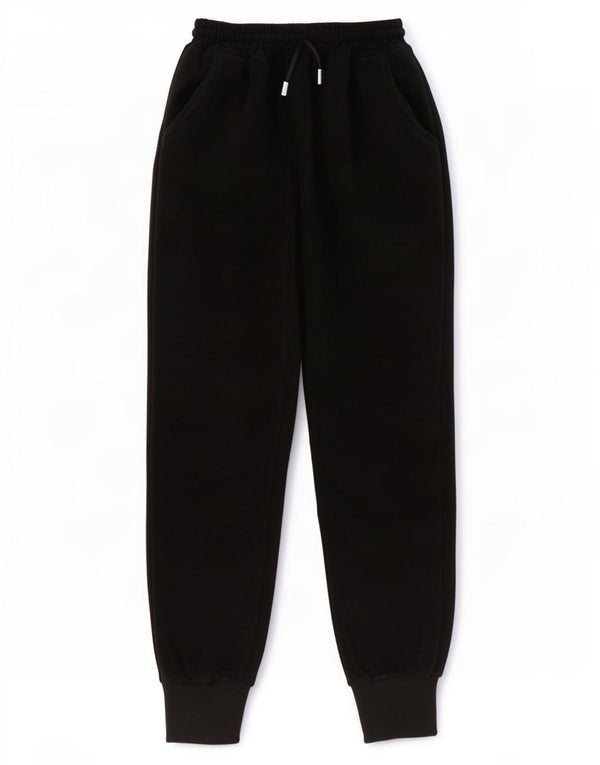 Adidas Pantaloni da tuta in velluto da donna Joggers UK 12 Medium Nero