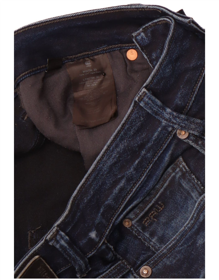 Jeans slim G-STAR da donna 3301 W29 L30 cotone blu navy