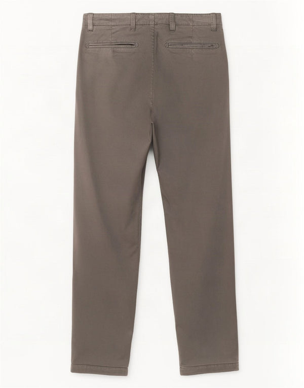 Pantaloni chino slim da uomo Tommy Hilfiger W32 L32 cotone grigio