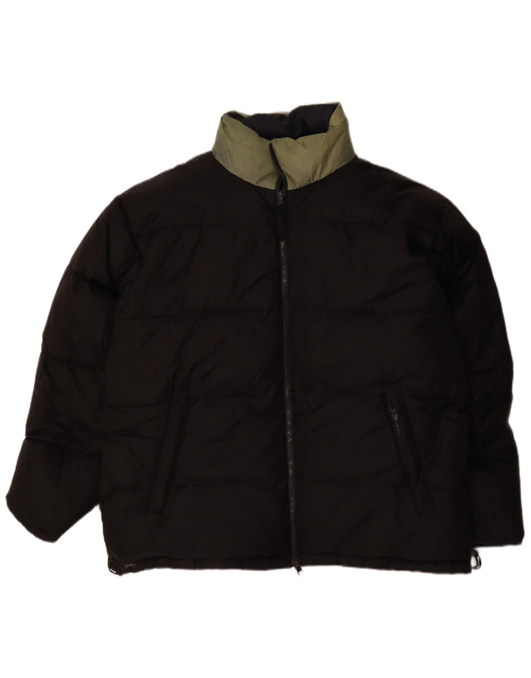 BLEND Giacca imbottita con grafica dal taglio ampio da uomo UK 40 Large Red Colourblock