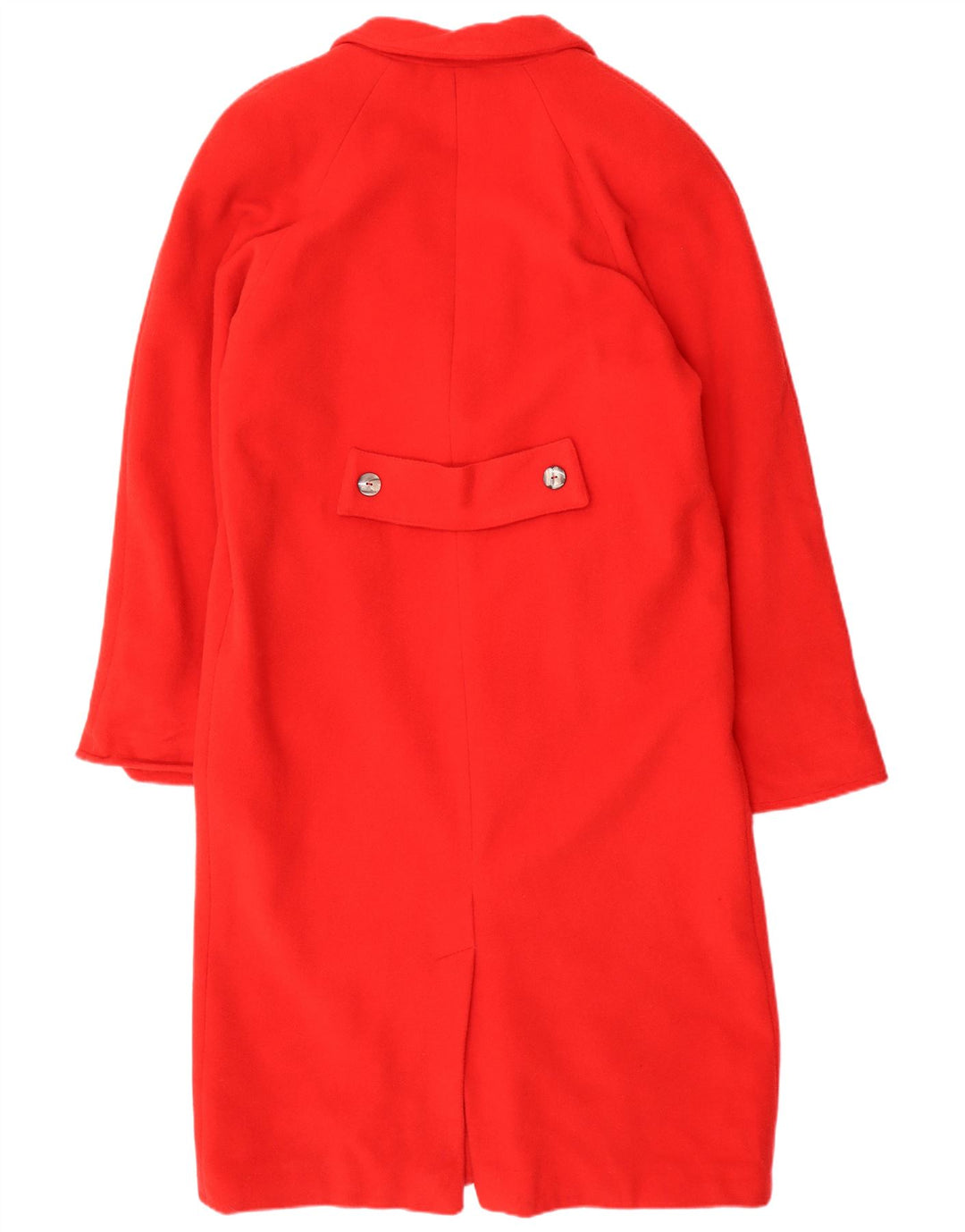 Soprabito oversize da donna vintage UK 14 lana rossa media