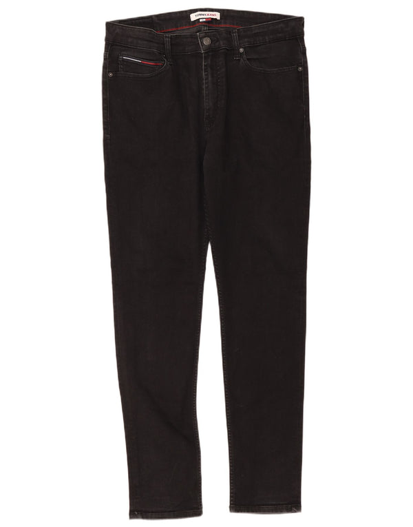 Tommy Hilfiger Mens Simon Skinny Jeans W36 L32 Black Cotton