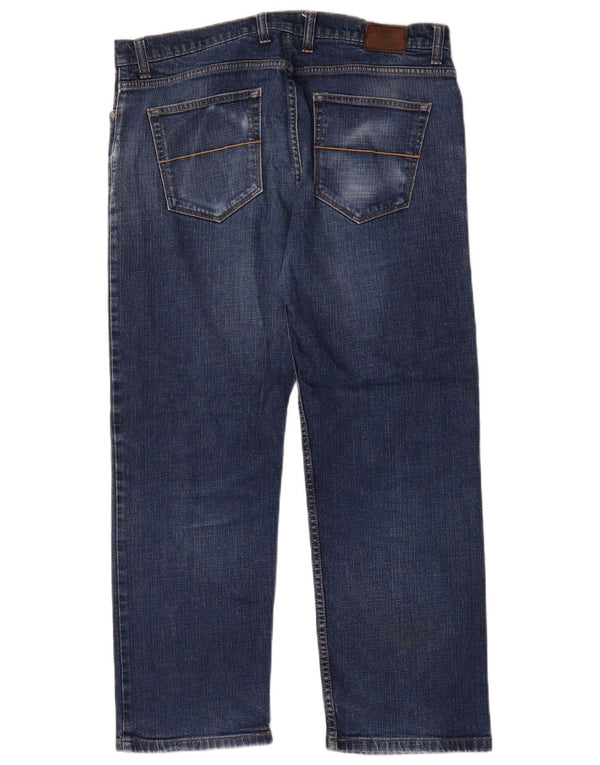 Jeans dritti da uomo Marks & Spencer Blue Harbour W38 L29 cotone blu