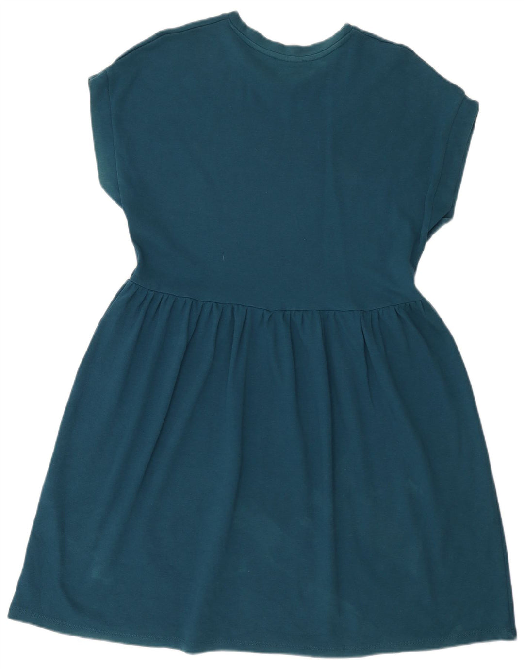 Abito a trapezio senza maniche da donna Zara in cotone blu navy medio