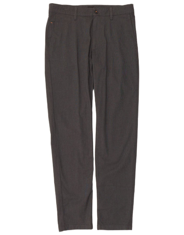Pantaloni chino dritti da uomo Hugo Boss W34 L32 Grigi