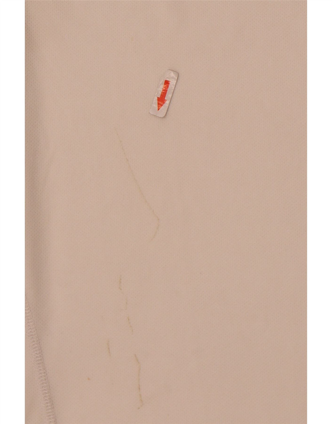 T-shirt Adidas Climalite da uomo piccola in poliestere bianco