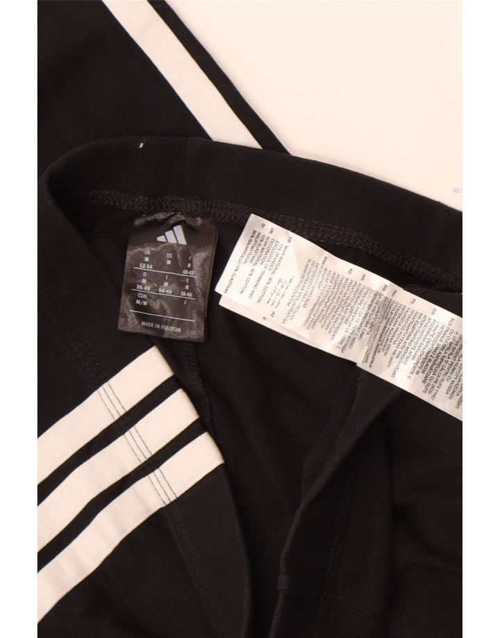 Leggings Adidas Uomo UK 12/14 Cotone Nero Medio