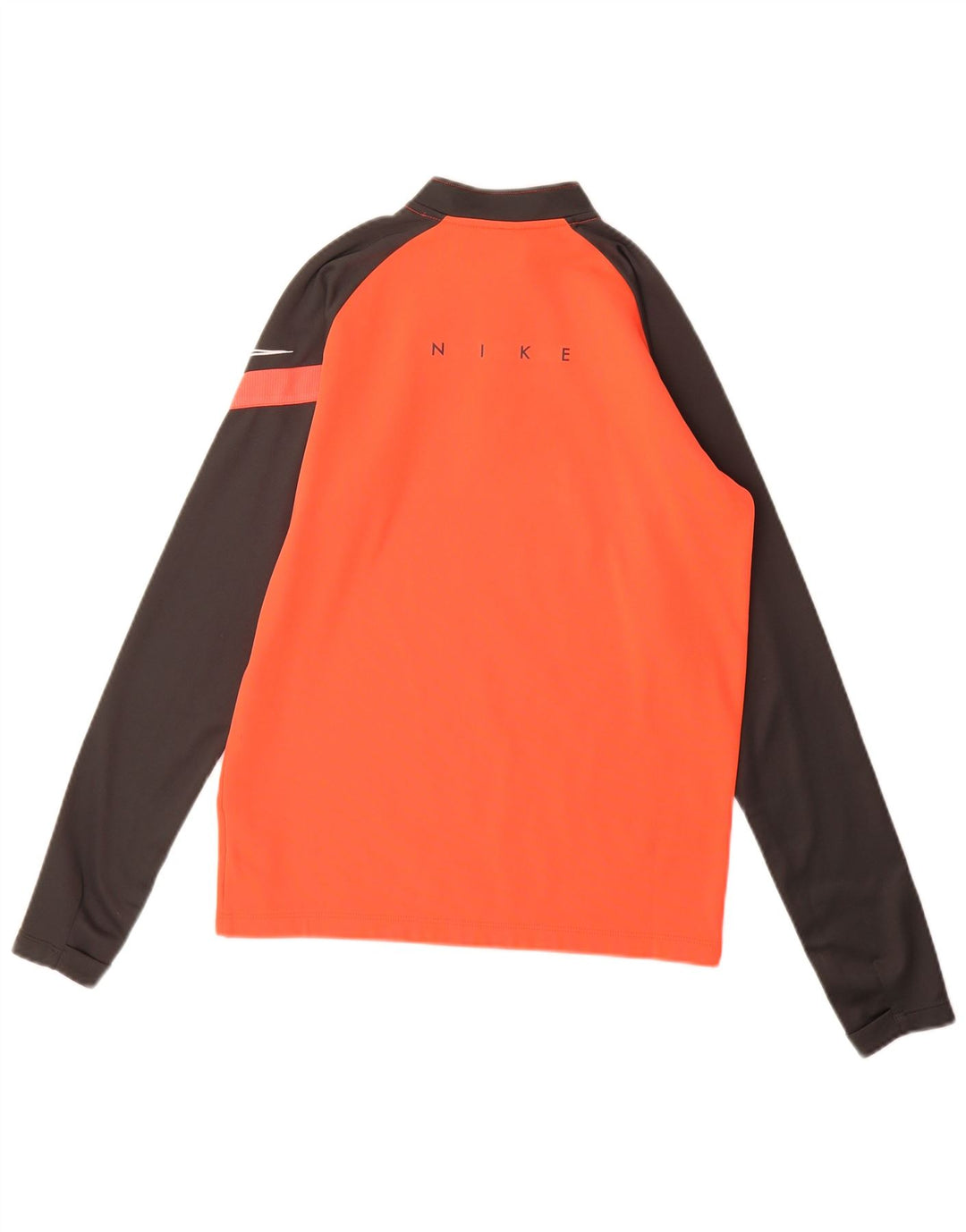 Top della tuta pullover con grafica Nike da ragazzo Dri Fit 12-13 anni Large arancione