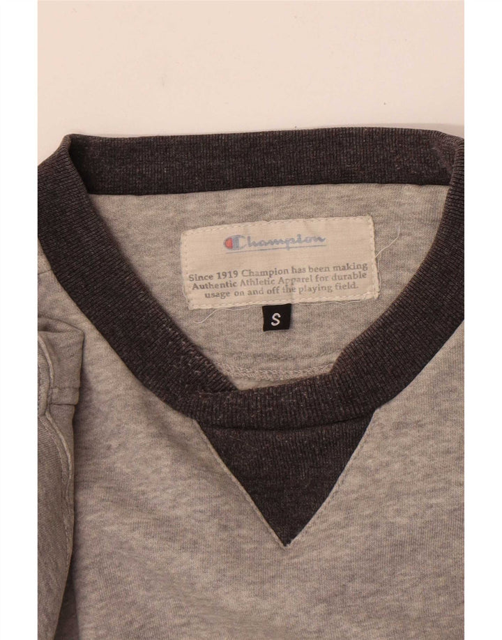 Felpa da uomo Champion Small Grey Colourblock