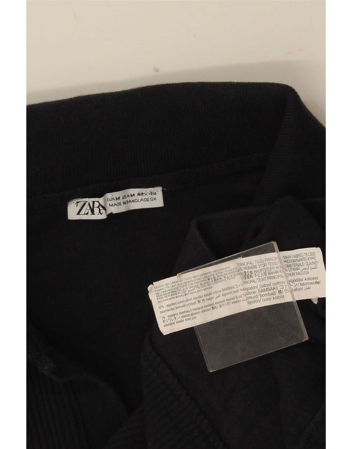 Polo Zara da uomo in cotone medio blu navy