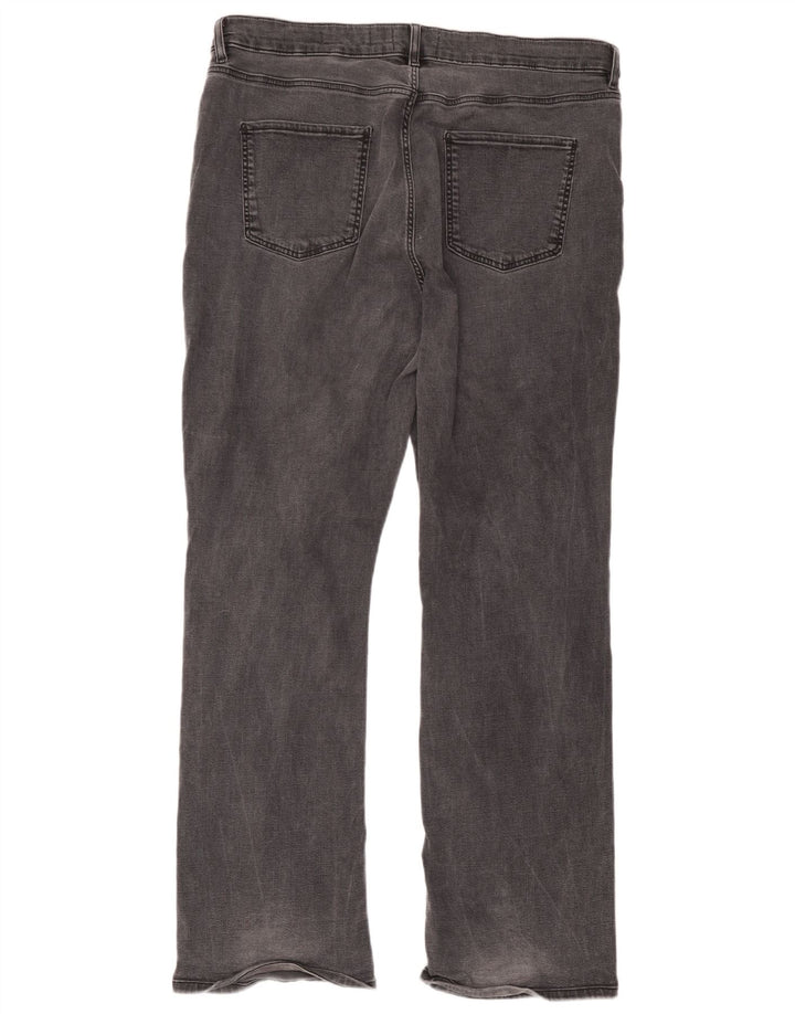 Jeans svasati slim Marks & Spencer da donna Per Una UK 20 2XL W38 L30 Grigio
