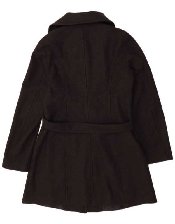 Cappotto Donna BENETTON IT 46 Large Grigio Lana