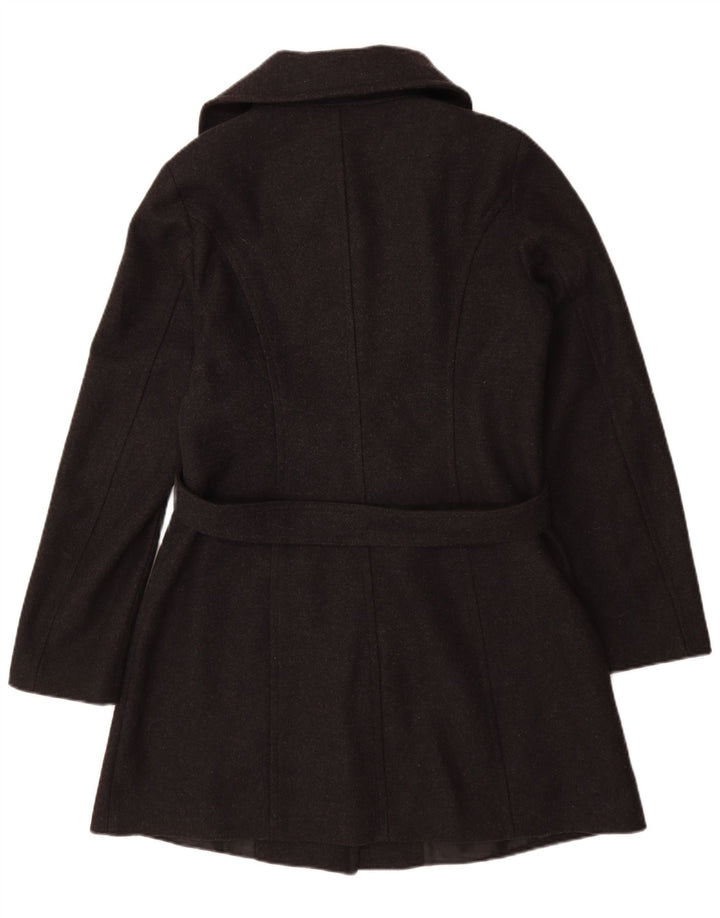 Cappotto Donna BENETTON IT 46 Large Grigio Lana