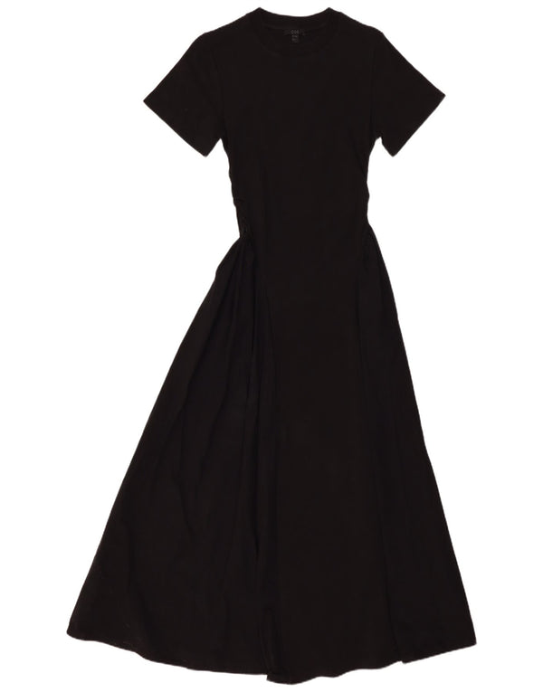 Abito lungo da donna Cos UK 8 piccolo cotone nero