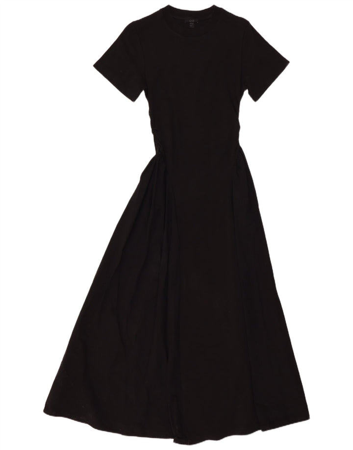 Abito lungo da donna Cos UK 8 piccolo cotone nero