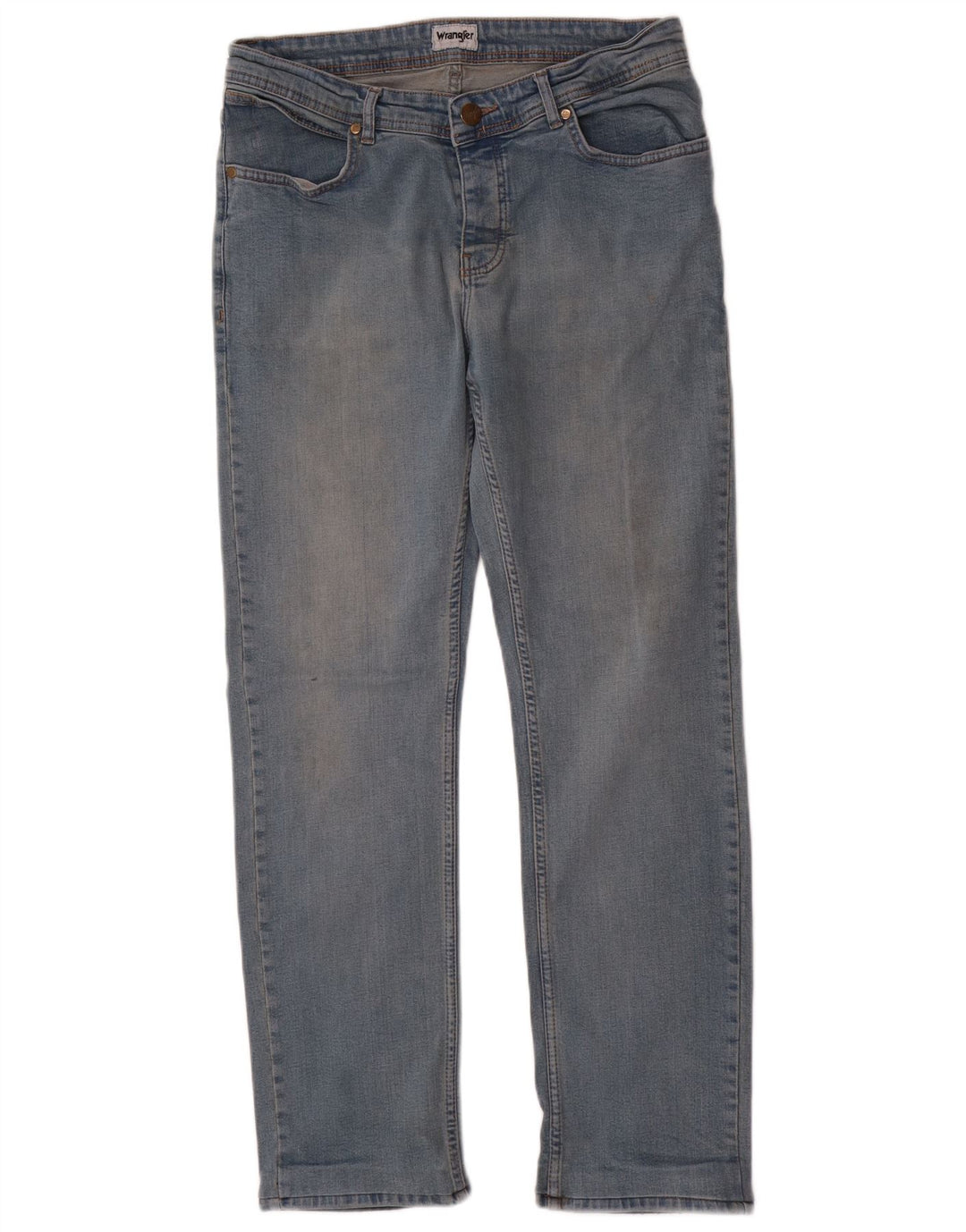 Jeans dritti da uomo Wrangler W34 L31 cotone blu