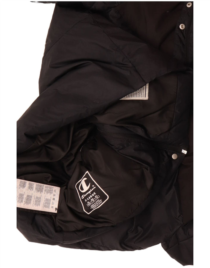 Giacca imbottita vestibilità ampia da donna CHAMPION UK 18 XL Black Colourblock