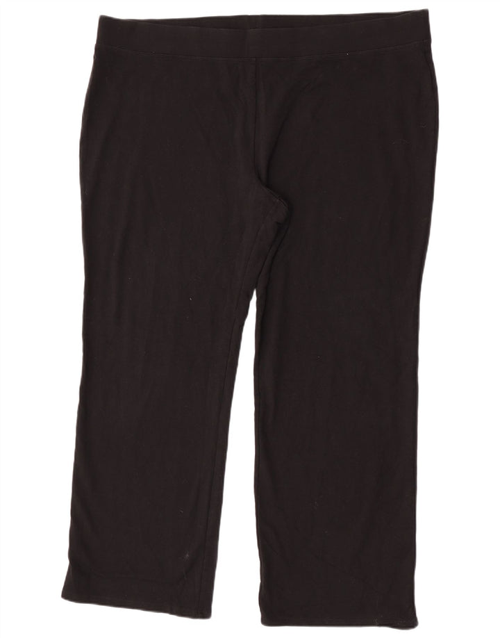 Leggings da donna Marks & Spencer UK 24 4XL Cotone nero