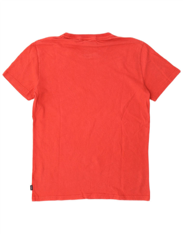 T-shirt grafica da uomo Superdry Top piccola in cotone rosso