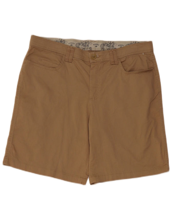 Pantaloncini casual da motociclista Lee da donna US 14 Large W34 Cotone beige
