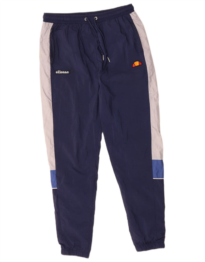 ELLESSE Pantaloni da tuta da uomo Joggers Small Blu navy Colourblock