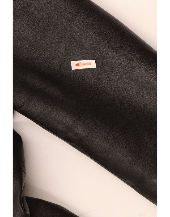 Cappotto Uomo In Pelle Airone Libero Conbipel IT 48 Medio Pelle Nera