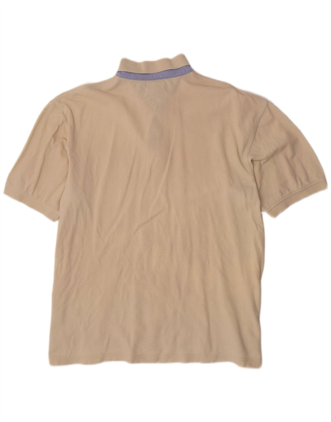 TOMMY HILFIGER Polo da uomo XL in cotone beige