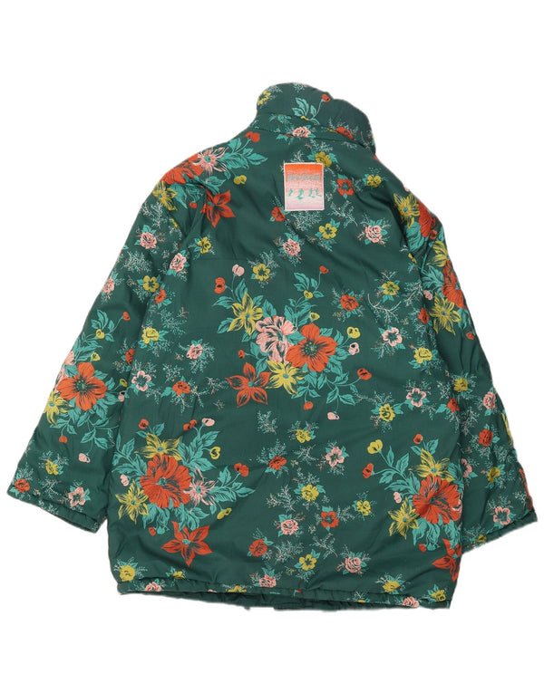 Giacca da sci reversibile da donna Stratos EU 44 XL Poliestere verde floreale