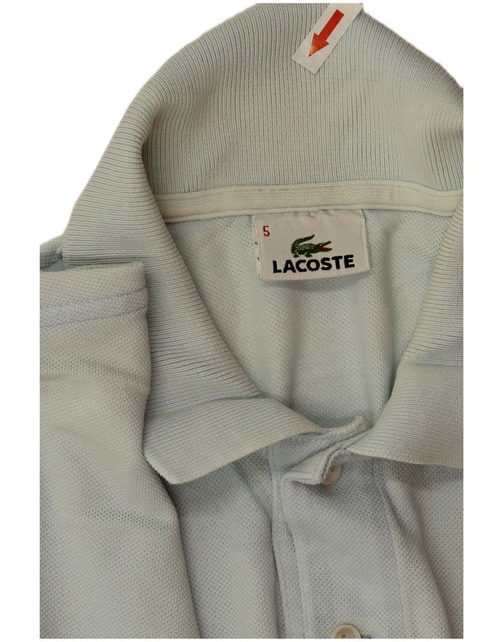 Polo da uomo Lacoste taglia 5 grande in cotone blu